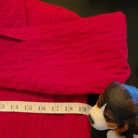 Talbots Red Quilted jacket size P(small) - Picture 8 of 10